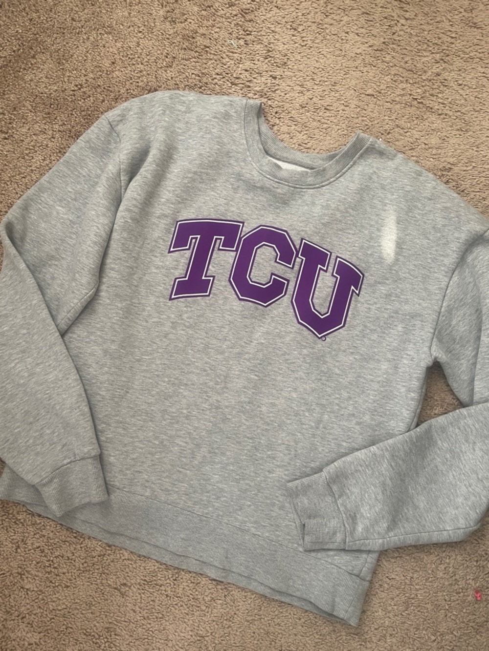 Women’s TCU Crewneck Sweater Size Large